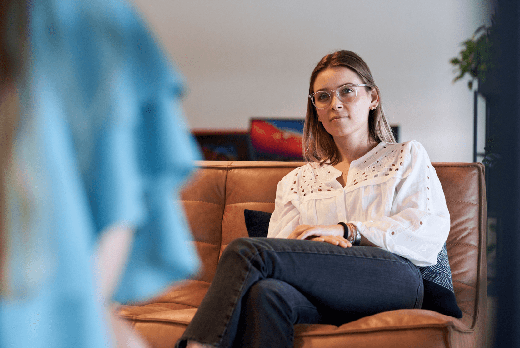 Woman listening