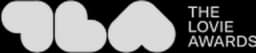 Logo of The Drama League featuring three abstract shapes in gray.