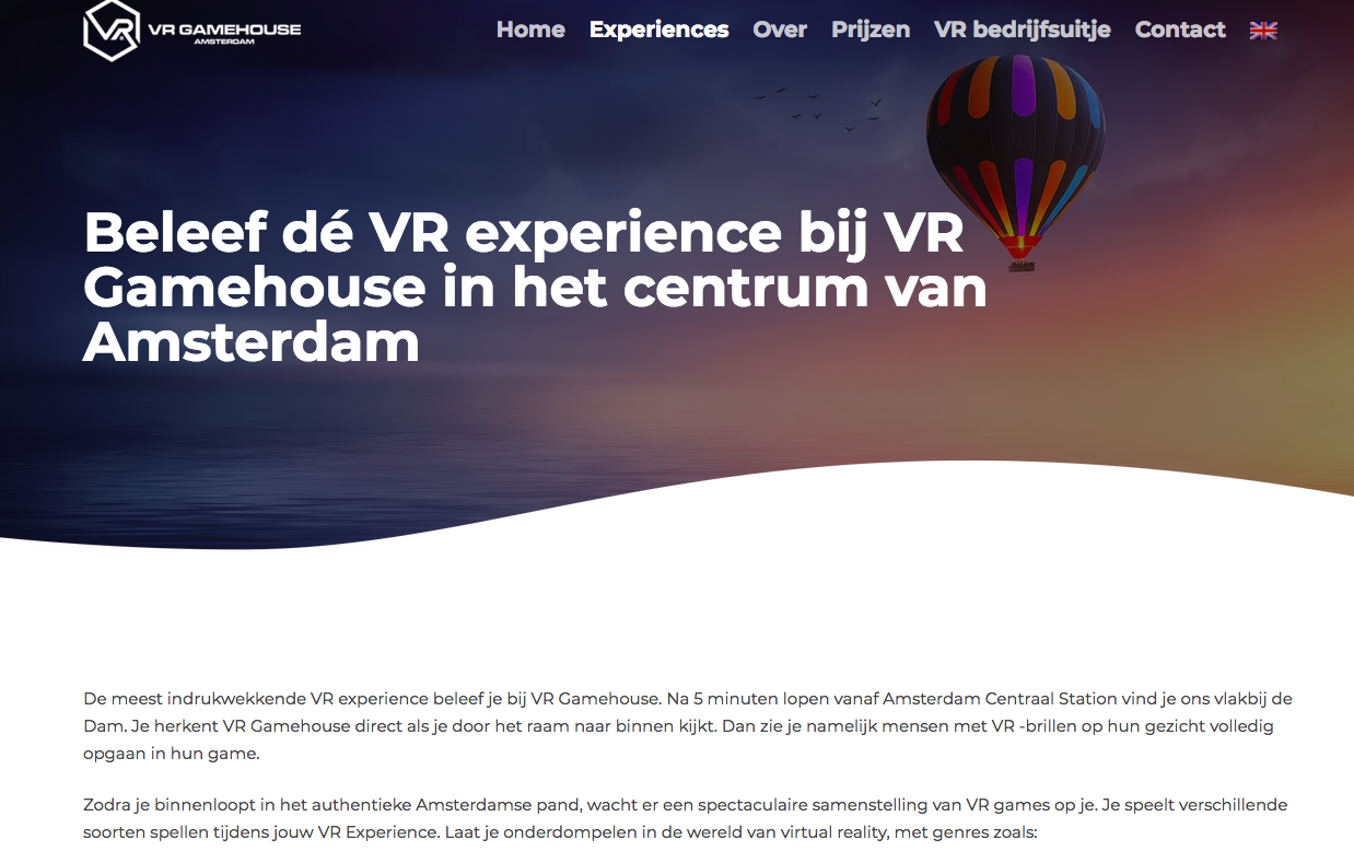 Screenshot VR Experience
