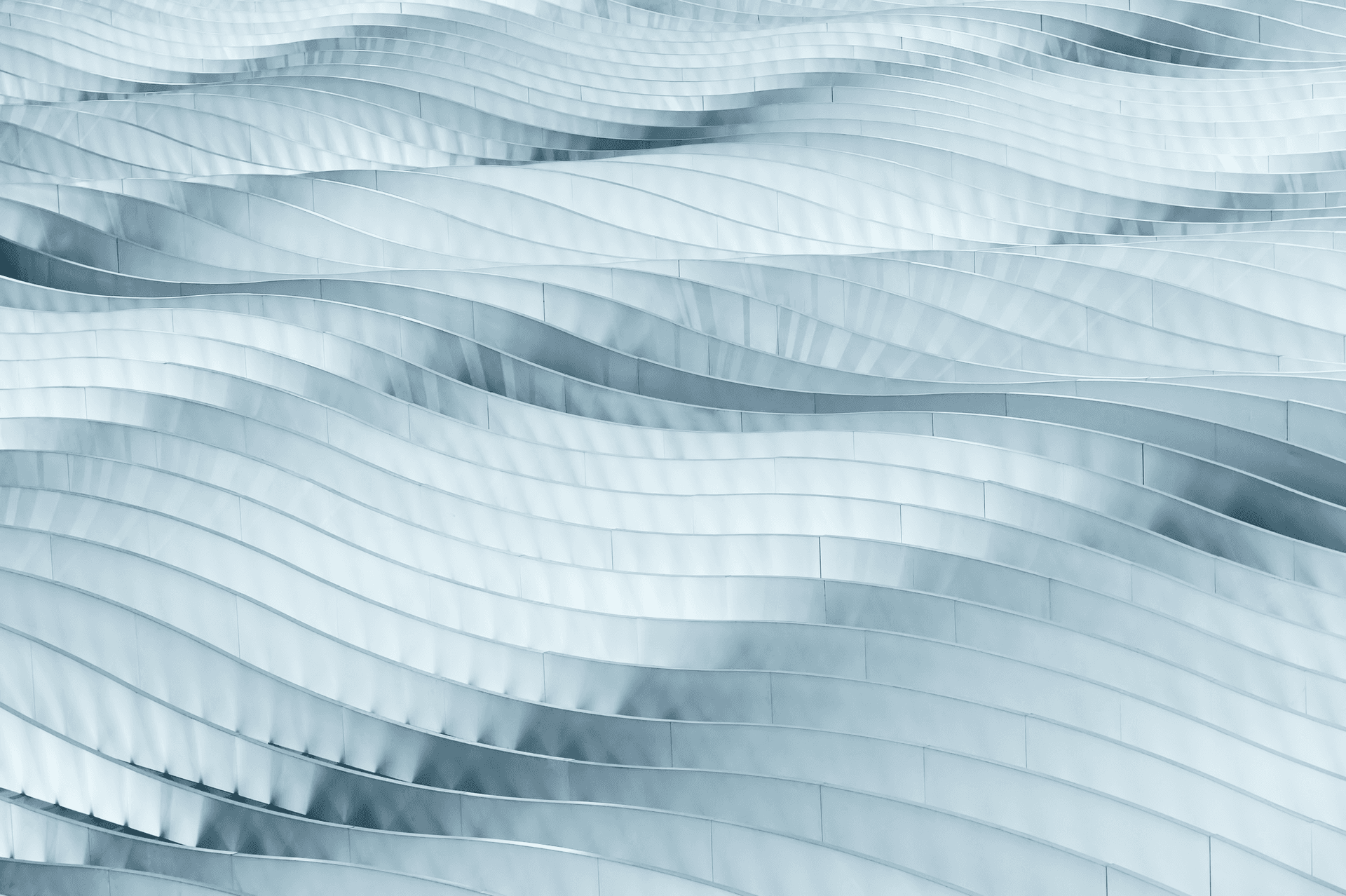 Abstract wavy structure visual for digital experience platforms