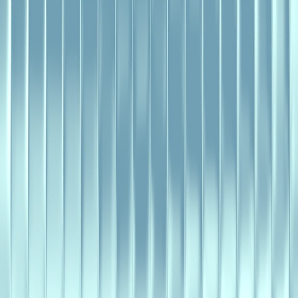 Abstract image of vertical, wavy, metallic blue lines creating a smooth curtain-like texture.