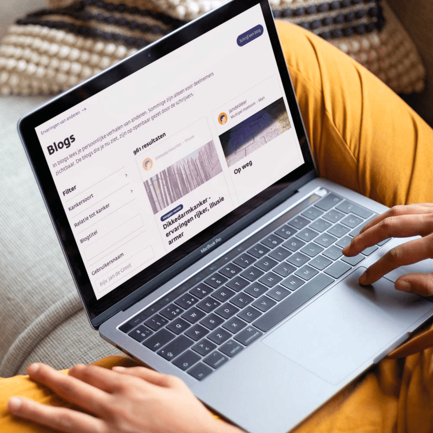 How do you build a healthcare community platform that supports 970,000 people affected by cancer?
