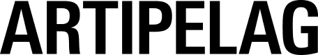 Black background with a white geometric shape resembling an abstract, stylized mountain or triangle. Symmetrical and minimalist design.